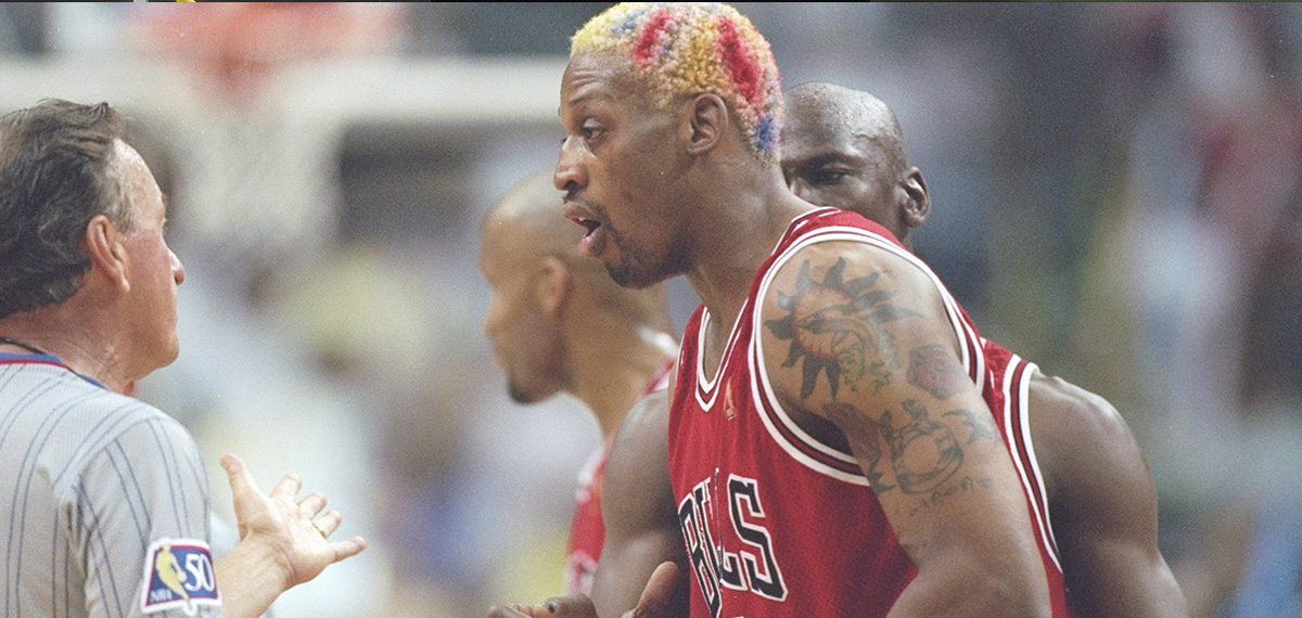 pg เว็บตรง Dennis “The Worm” Rodman นักบาสเกตบอลสุดกวน ผู้มีสไตล์เป็นของตัวเองมาก่อนกาล